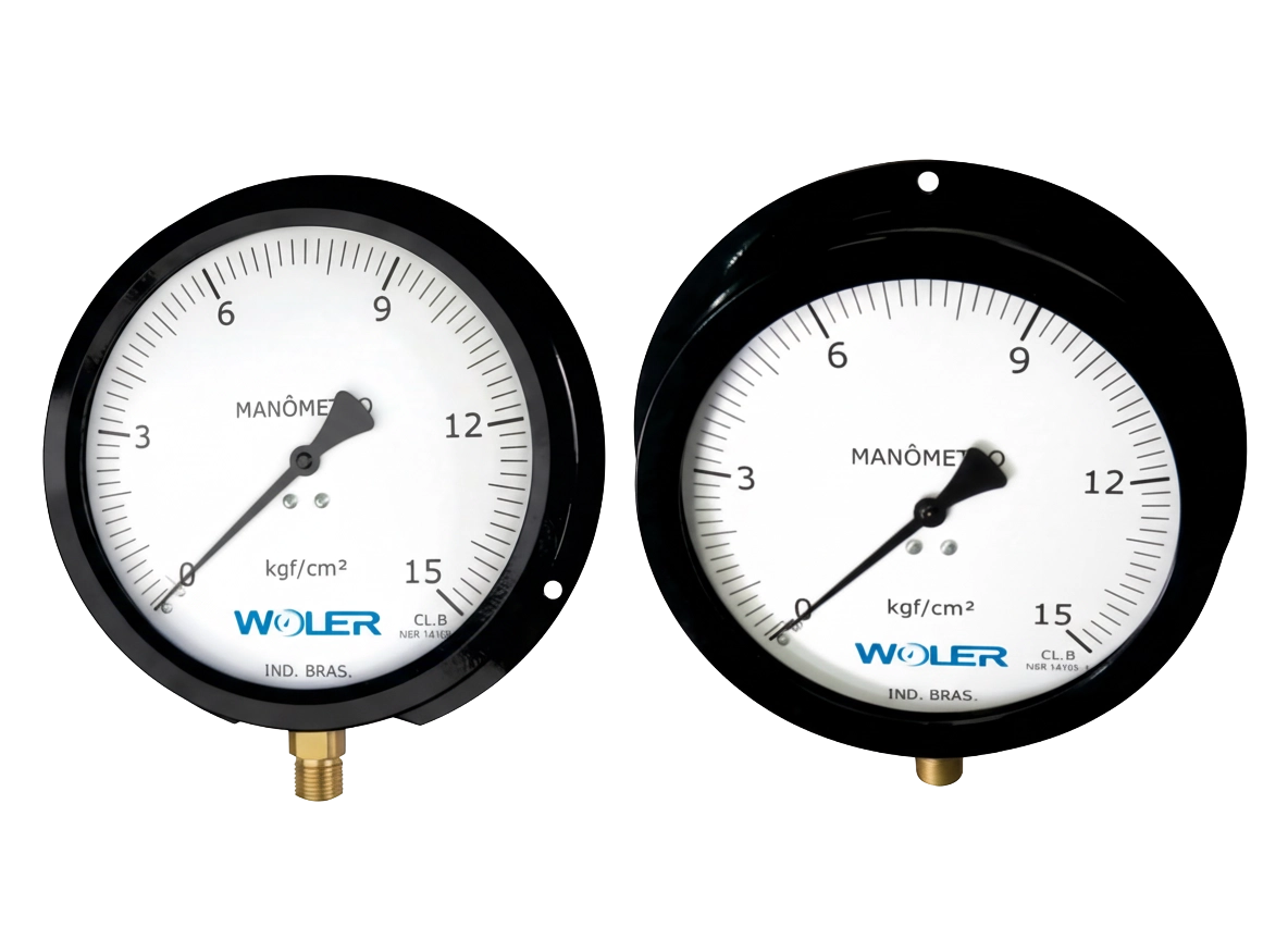 Manômetro Caixa de Alumínio