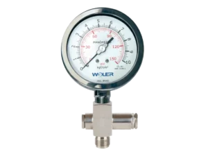 Manômetro com Limitador de Pressão