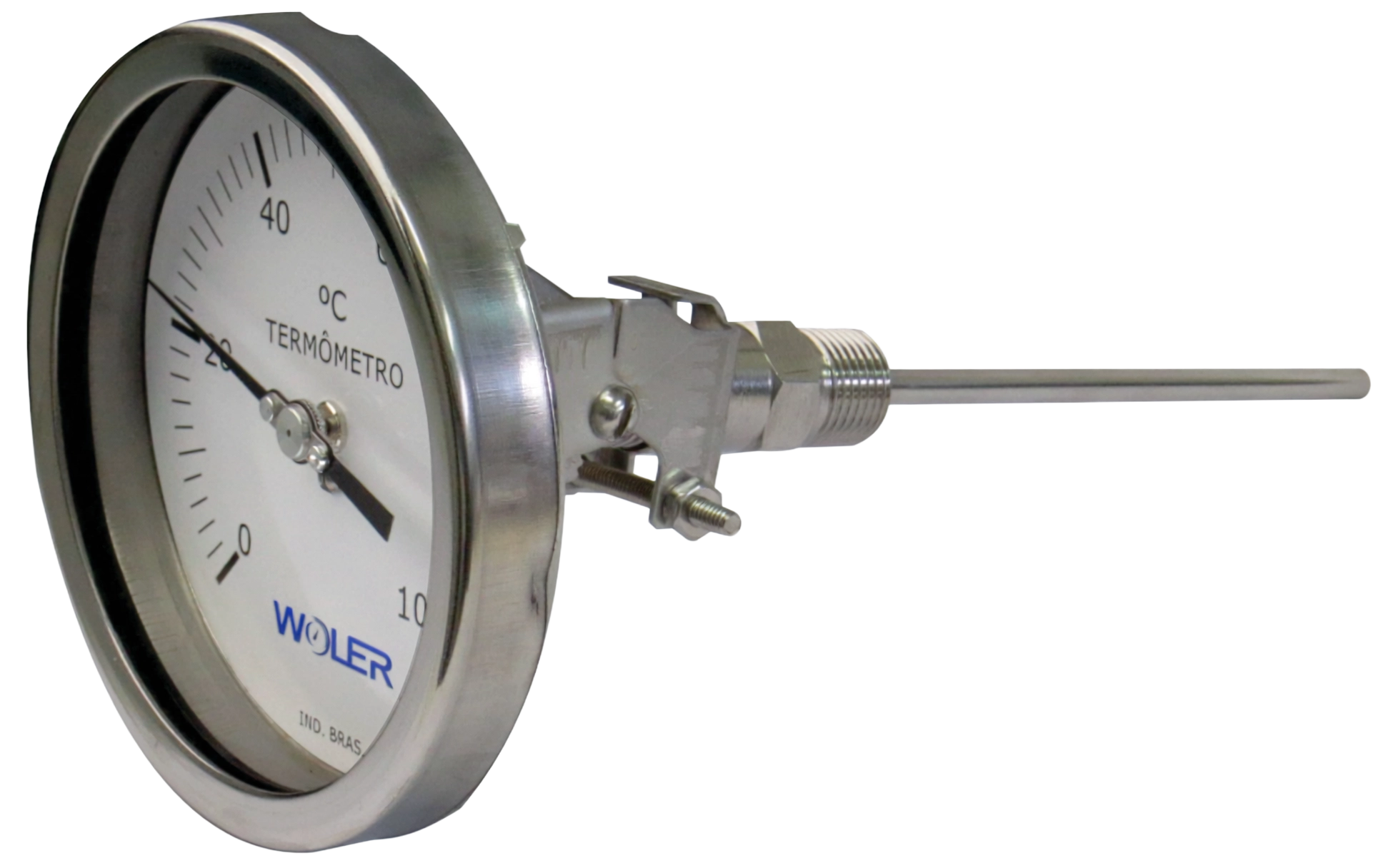 Termômetro Bimetálico de Ângulo Ajustável (Every Angle)